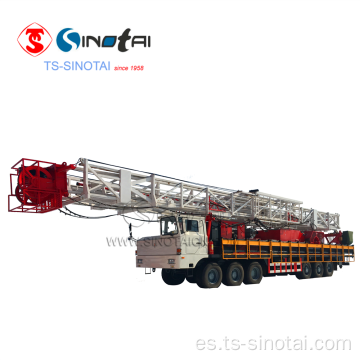Plataforma de perforación y reacondicionamiento montada en camión SINOTAI API 150T ZJ30